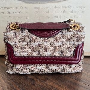 Tory Burch Soft Tweed Small Convertible Shoulder Bag